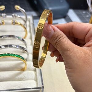 Gold Bangle Bracelet